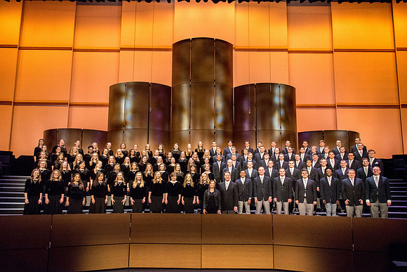 Men and women combined choir