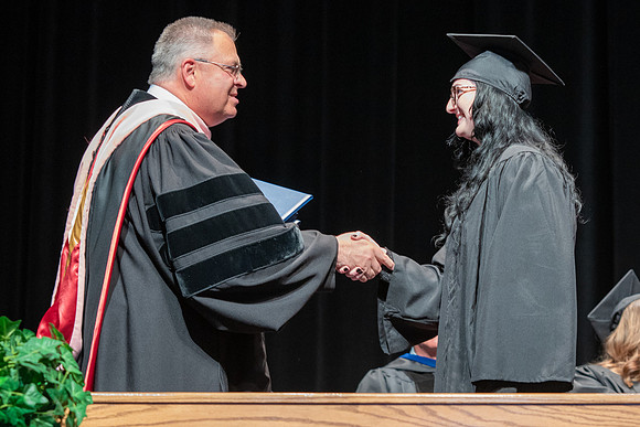Graduates during Interdisciplinary Studies convocation.