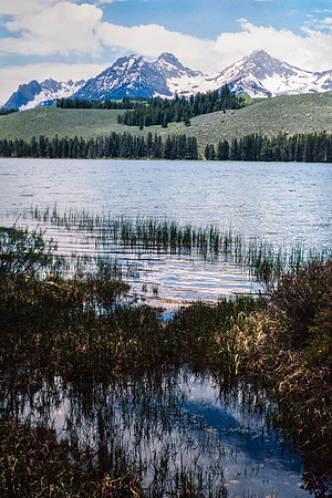 Redfish Lake Idaho and Sawtooth Mountains