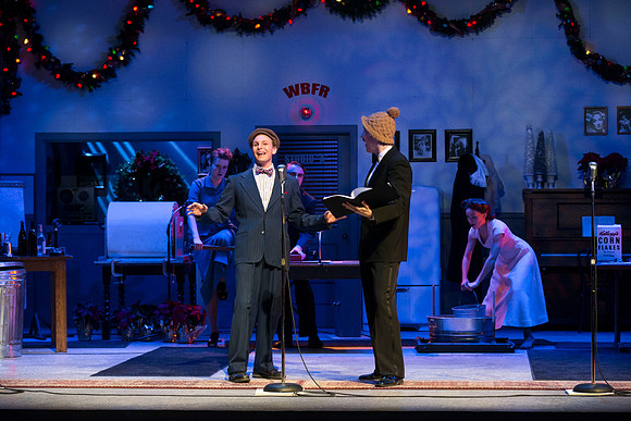 It's a Wonderful Life: A Live Radio Play, comes to life on stage at the Snow Drama Theater at BYU-Idaho.  It was written by Joe Landry and directed by Roger Merrill.