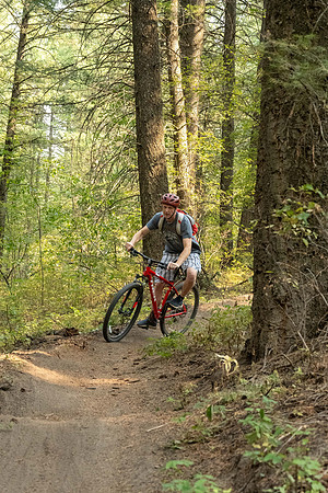 Media Creation Team mountain biking.