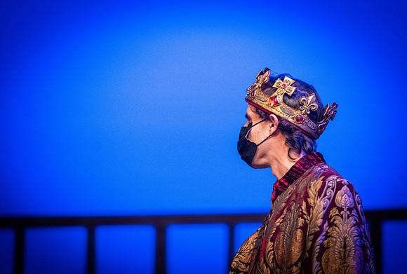 BYU-Idaho theatre department dress rehearsal of Shakespeare's Henry V.