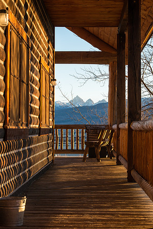 Retreat for teachers at the Sky Mountain Lodge in Victor, Idaho.