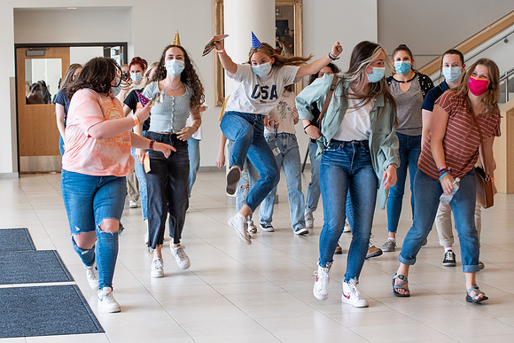 BYUI students return to campus for the Fall 2021 semester. New Freshman participate in Get Connected with their I-Groups on move-in day.