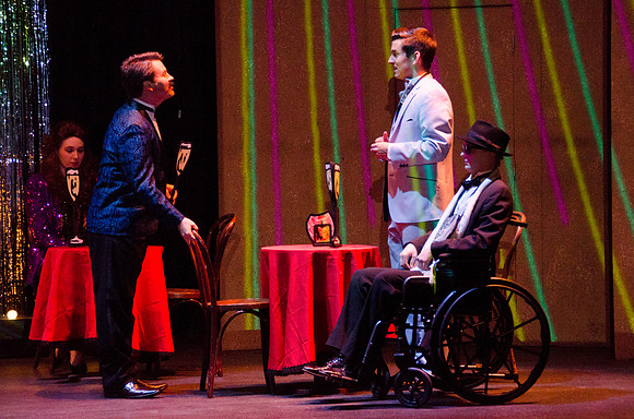 This murder mystery farce propels a mild-mannered English shoe clerk into a lunatic mix of murdered Atlantic City croupier, his near-sighted jilted mistress, her hen-pecked brother and several hundred