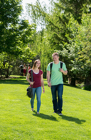 Student models for the Be Smart brochure cover.