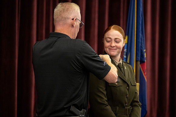 BYU-Idaho's, Reserve Officers' Training Corps Commissioning ceremonies.