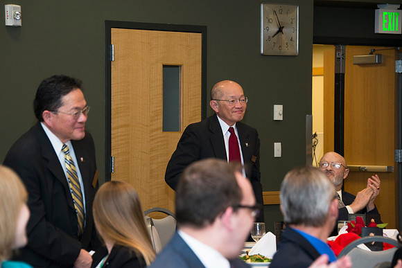 The Eliza R. Snow Society Honors Florence Bowman as she receives the Eliza R. Snow Award.