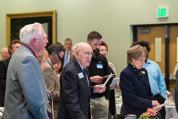 Nov, 9 2014, Ed and Arlene Williams were honored at Emeritus Breakfast.