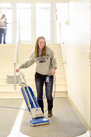 Students begin a new semster in Winter 2014.