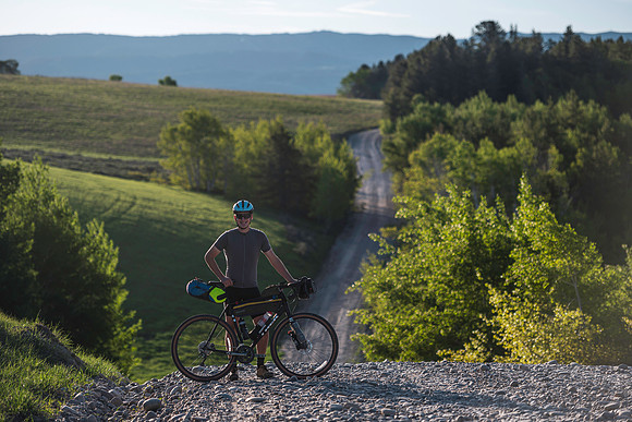 James rides a route starting and ending in Rexburg and looping through Green Canyon and Heisi Hot Springs.