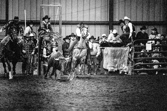 The main event was calf roping