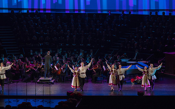 BYU-Idaho Choirs and Orchestra perform at A BYU-Idaho Christmas Concert featuring The King Singers.