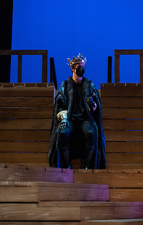 BYU-Idaho theatre department dress rehearsal of Shakespeare's Henry V.