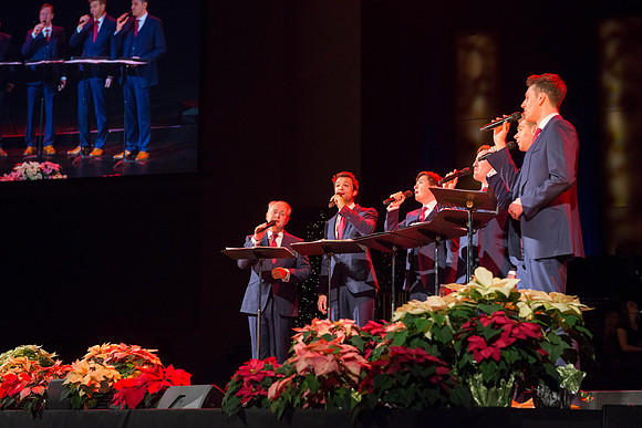 BYU-Idaho Choirs and Orchestra perform at A BYU-Idaho Christmas Concert featuring The King Singers.