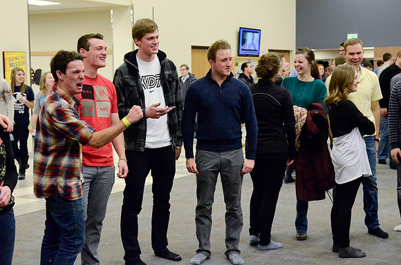 Students new and old come to play and make new friends.