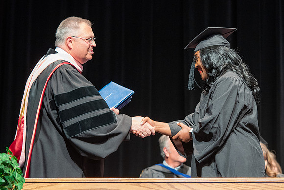Graduates during Interdisciplinary Studies convocation.