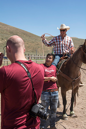Dance Alliance tour through Wyoming Colorado and South Dakota. An enjoyable day at the "Homeplace" the ranch of the Pope family in Cokeville, Wyoming.