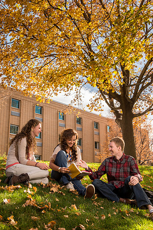 Student models for the Be Smart brochure cover.