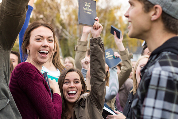 A world-wide Book of Mormon Project, founded by BYU-Idaho students Jacob Justice and Jacob Christensen, with a goal to flood the earth with The Book of Mormon. They are producing a YouTube video calle