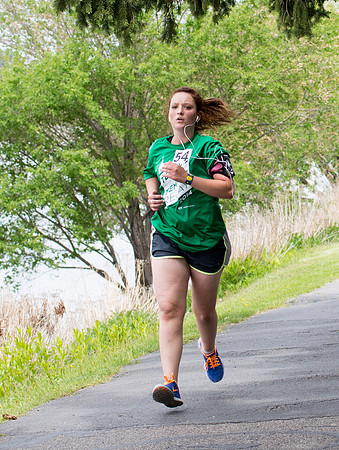 This year's Temple to Temple relay attracted over 400 participants.
