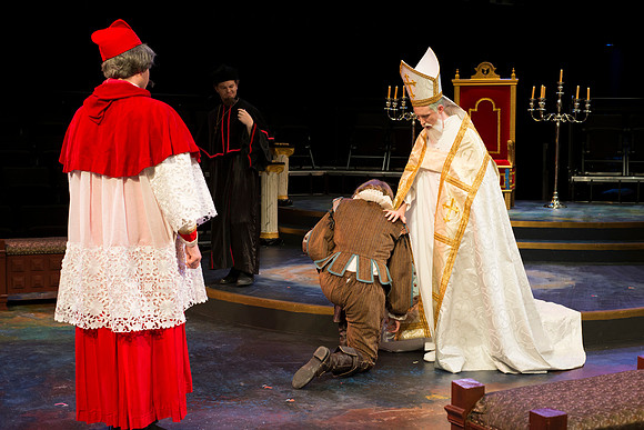 BYU-Idaho theater production about the life of Galileo, directed by Hyrum Conrad.