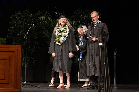 Graduates during convocation for the College of Education & Human Development