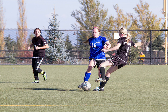 BYU-I student athletes go head to head on the upperfields in the women's competitive soccer league.