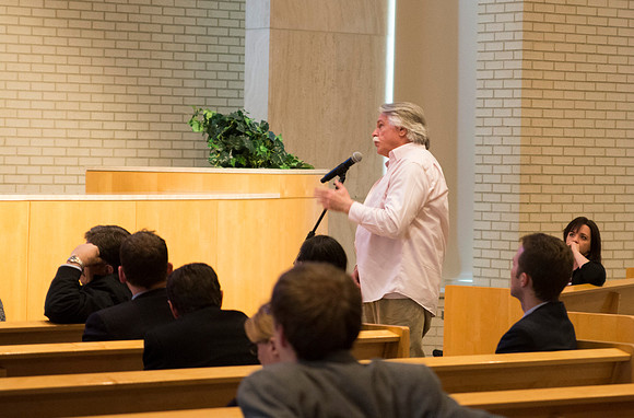 Richard Oman, former Senior Curator of Art at the LDS Church Museun of History &amp; Art, speaks to students and guests at BYU-Idaho about artistic renditions of the Tree of Life found across the worl