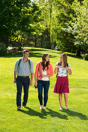 Student models for the Be Smart brochure cover.