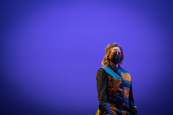 BYU-Idaho theatre department dress rehearsal of Shakespeare's Henry V.