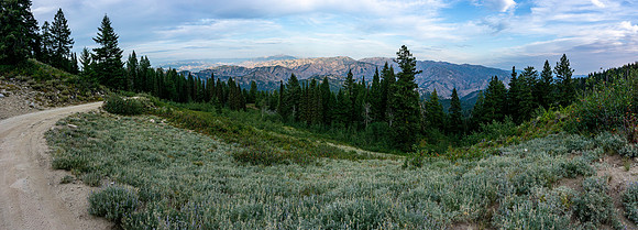 Various landscapes in central Idaho along a well known bikepacking route.