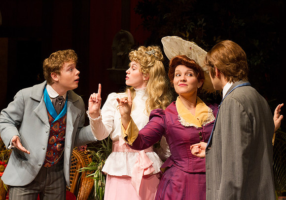 Promo pictures taken for the play, The Importance of Being Earnest, directed by Hyrum Conrad and put on by the Snow Drama Theatre.