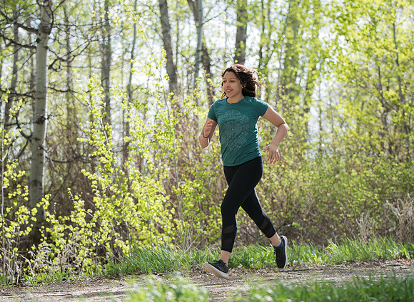 Krystal Diaz running for recreation - May 2019