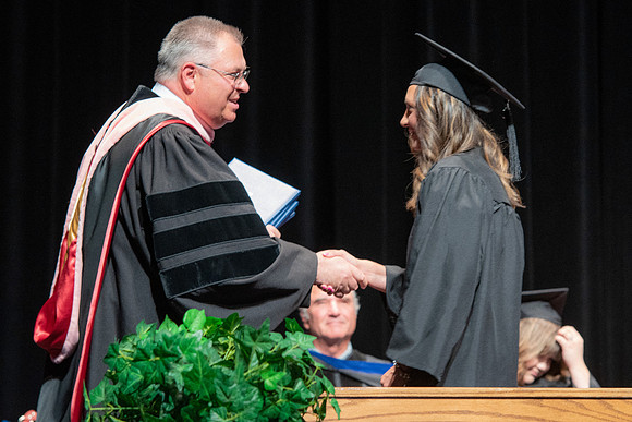 Graduates during Interdisciplinary Studies convocation.