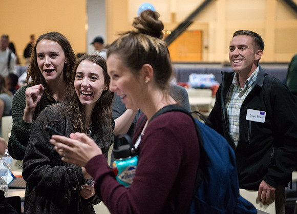 The Elevate Kickoff, a competition for social change, was held in the Crossroads, Fall Semester.