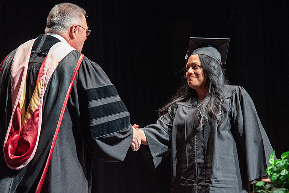 Graduates during Interdisciplinary Studies convocation.