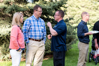 Pathway Worldwide employees and their families gather for a social in Rexburg. 2017