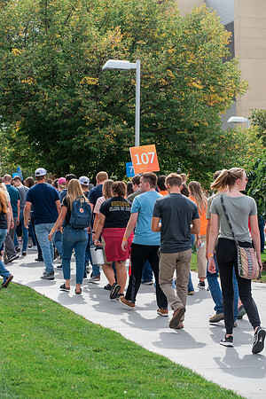 BYUI students return to campus for the Fall 2021 semester. New Freshman participate in Get Connected with their I-Groups on move-in day.