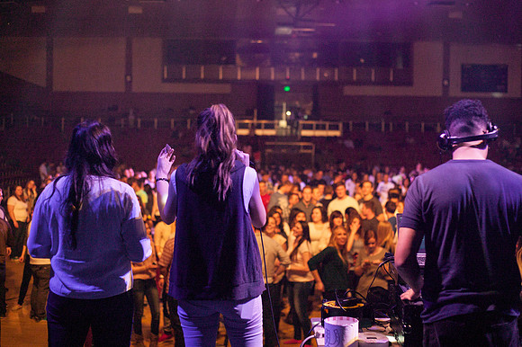 Throughout the semester, dance parties are held in the main gym of the Hart Building. This event was an awesome night of dancing and DJ-ed top 40 music.