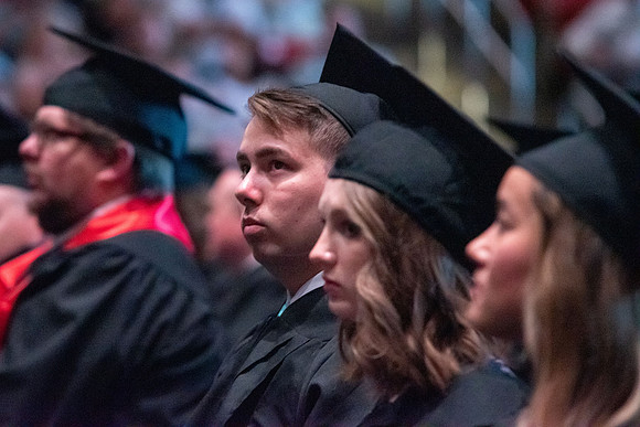 Graduates during Interdisciplinary Studies convocation.