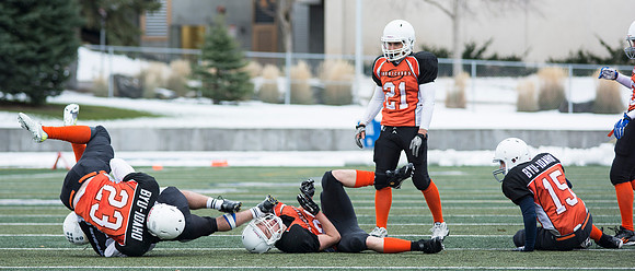 Competitive Football Championship game.