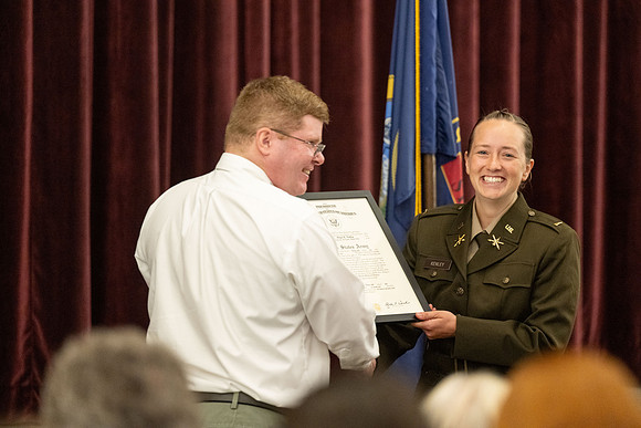 BYU-Idaho's, Reserve Officers' Training Corps Commissioning ceremonies.