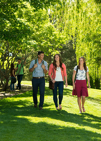 Student models for the Be Smart brochure cover.