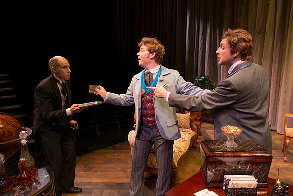 Drama production in the Black Box Theatre directed by Hyrum Conrad.
