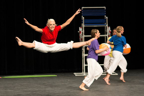 Dance performance in Green River Wyoming.