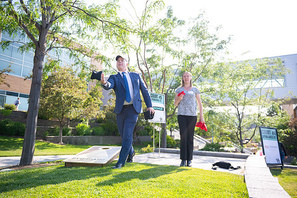 Marketing Department annual Corn Hole BBQ - June 2025