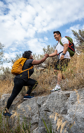 Wellness Center banner photoshoot: Lifting others to a higher level.