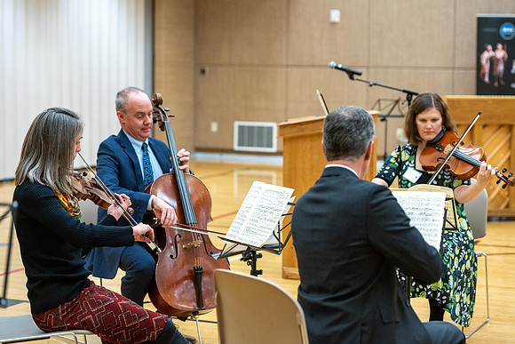 Eliza R. Snow Society, Evening of Honors, honoring Kevin Call for his years of service to the Arts.