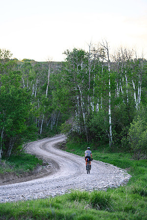 James rides a route starting and ending in Rexburg and looping through Green Canyon and Heisi Hot Springs.